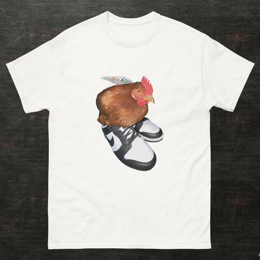 Chicken in Shoes Meme Shirt